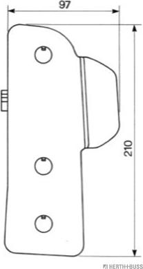 Herth+Buss Elparts 83700605 - Indicator car-mod.net