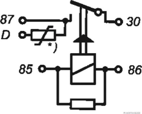 Herth+Buss Elparts 75613198 - Relay, main current car-mod.net
