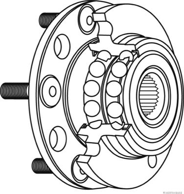 Herth+Buss Jakoparts J4714019 - Bearing Kit, wheel hub car-mod.net