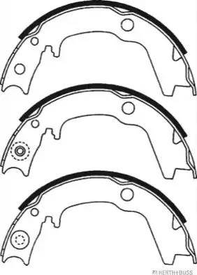 Herth+Buss Jakoparts J3505045 - Drum Brake Shoe Set car-mod.net