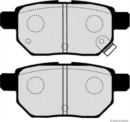 4U Autoparts 37702TY - Brake Pad Set, disc brake car-mod.net