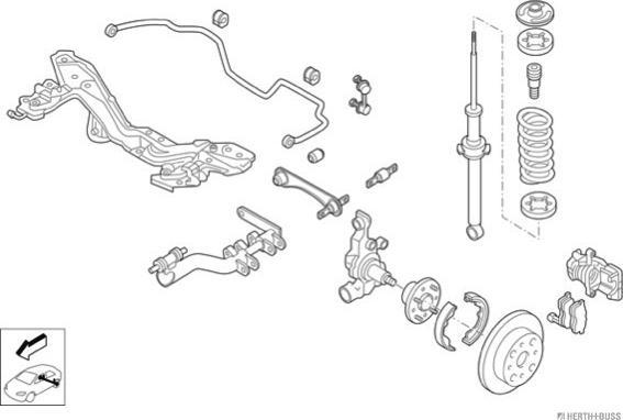 Herth+Buss Jakoparts N02876-HA - Steering car-mod.net