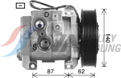 HIGHWAY AUTOMOTIVE 45033005 - Compressor, air conditioning car-mod.net