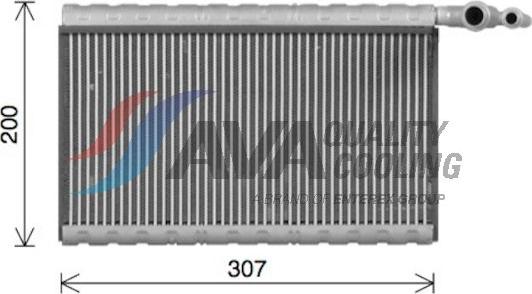 HIGHWAY AUTOMOTIVE 41011004 - Evaporator, air conditioning car-mod.net