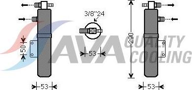 HIGHWAY AUTOMOTIVE 42033005 - Dryer, air conditioning car-mod.net