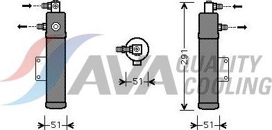 HIGHWAY AUTOMOTIVE 42033001 - Dryer, air conditioning car-mod.net
