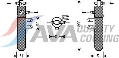 HIGHWAY AUTOMOTIVE 42033002 - Dryer, air conditioning car-mod.net