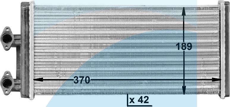 HIGHWAY AUTOMOTIVE 50057003 - Heat Exchanger, interior heating car-mod.net
