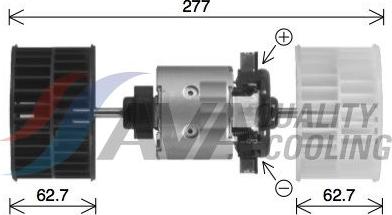 HIGHWAY AUTOMOTIVE 53031002 - Interior Blower car-mod.net