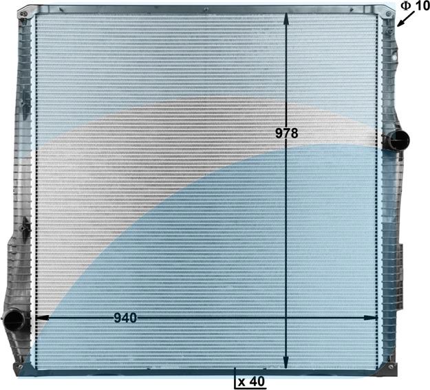 HIGHWAY AUTOMOTIVE 10045911 - Radiator, engine cooling car-mod.net