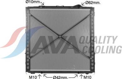 HIGHWAY AUTOMOTIVE 10011023 - Radiator, engine cooling car-mod.net