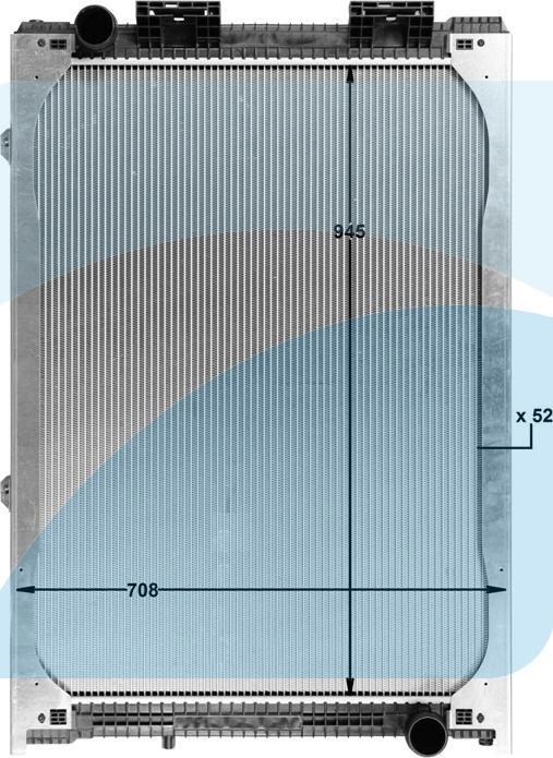 HIGHWAY AUTOMOTIVE 10031917 - Radiator, engine cooling car-mod.net