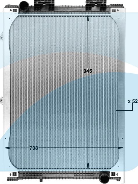 HIGHWAY AUTOMOTIVE 10031002 - Radiator, engine cooling car-mod.net