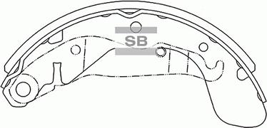 Hi-Q SA055-NEW - Drum Brake Shoe Set car-mod.net