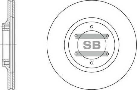 Hi-Q SD4503 - Brake Disc car-mod.net