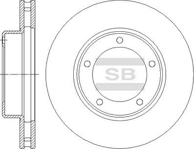 Hi-Q SD4037 - Brake Disc car-mod.net