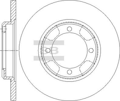 Hi-Q SD4340 - Brake Disc car-mod.net