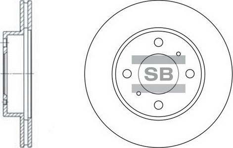 Hi-Q SD4303 - Brake Disc car-mod.net
