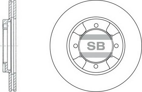 Hi-Q SD4314 - Brake Disc car-mod.net
