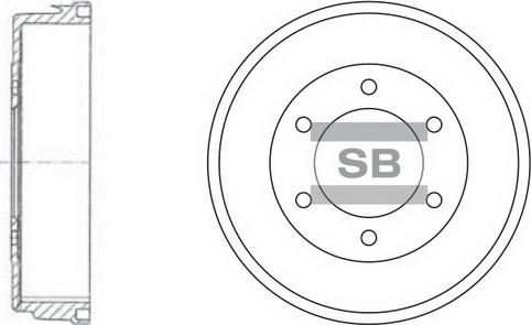 Hi-Q SD4217 - Brake Drum car-mod.net