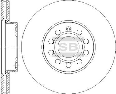 Hi-Q SD5405 - Brake Disc car-mod.net