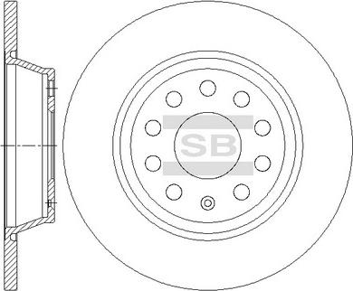 Hi-Q SD5414 - Brake Disc car-mod.net