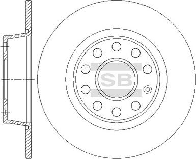 Hi-Q SD5411 - Brake Disc car-mod.net