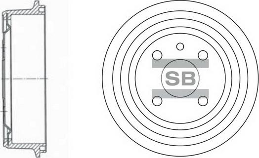 Hi-Q SD3034 - Brake Drum car-mod.net