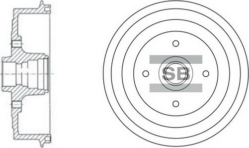 Hi-Q SD3036 - Brake Drum car-mod.net