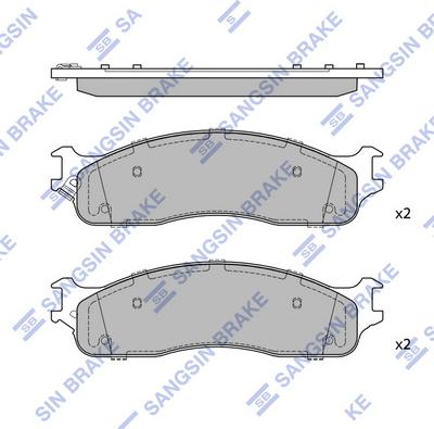 Hi-Q SP4490 - Brake Pad Set, disc brake car-mod.net