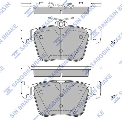 Hi-Q SP4521 - Brake Pad Set, disc brake car-mod.net
