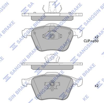 Hi-Q SP4363 - Brake Pad Set, disc brake car-mod.net