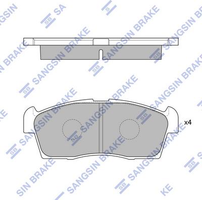Hi-Q SP1592 - Brake Pad Set, disc brake car-mod.net