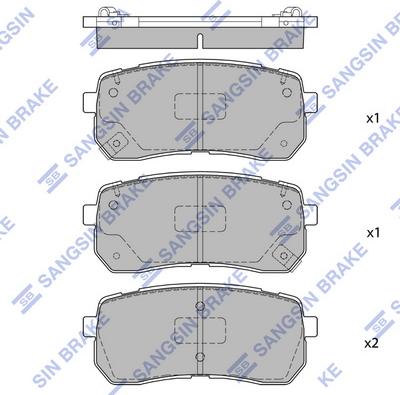 Hi-Q SP1691 - Brake Pad Set, disc brake car-mod.net