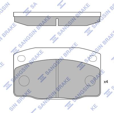 Hi-Q SP1055 - Brake Pad Set, disc brake car-mod.net