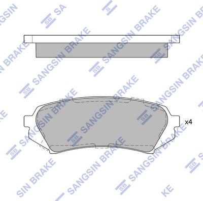 Hi-Q SP1380 - Brake Pad Set, disc brake car-mod.net