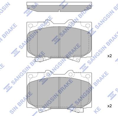 Hi-Q SP1379 - Brake Pad Set, disc brake car-mod.net