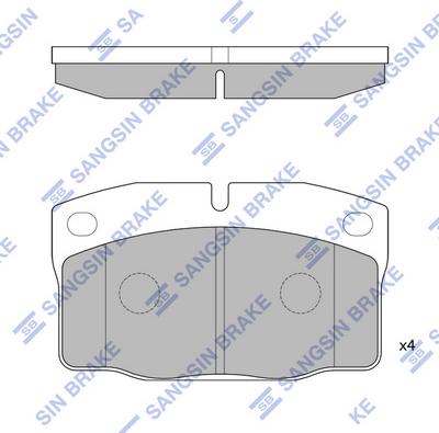 Hi-Q SP1258 - Brake Pad Set, disc brake car-mod.net
