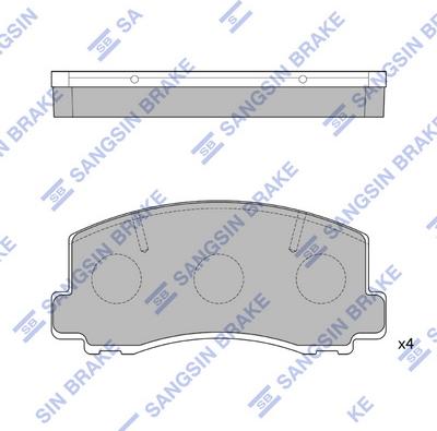 Hi-Q SP1211 - Brake Pad Set, disc brake car-mod.net