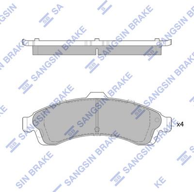 Hi-Q SP1781 - Brake Pad Set, disc brake car-mod.net
