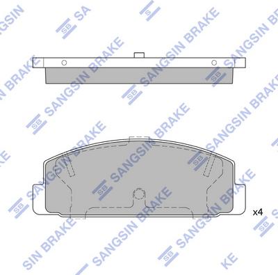 Hi-Q SP2028 - Brake Pad Set, disc brake car-mod.net