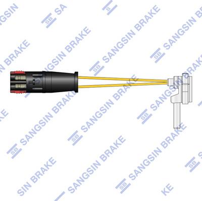 Hi-Q SWS2503 - Warning Contact, brake pad wear car-mod.net