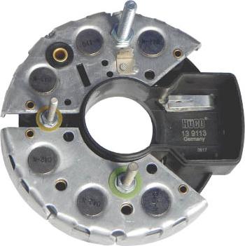 HITACHI 139113 - Rectifier, alternator car-mod.net