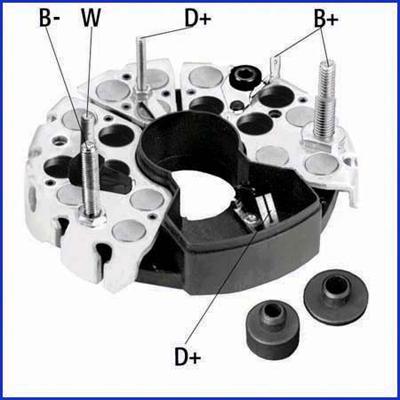 HITACHI 139173 - Rectifier, alternator car-mod.net