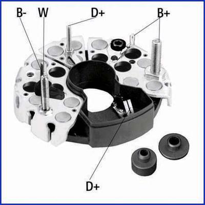 HITACHI 139177 - Rectifier, alternator car-mod.net