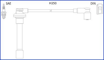 HITACHI 134520 - Ignition Cable Kit car-mod.net