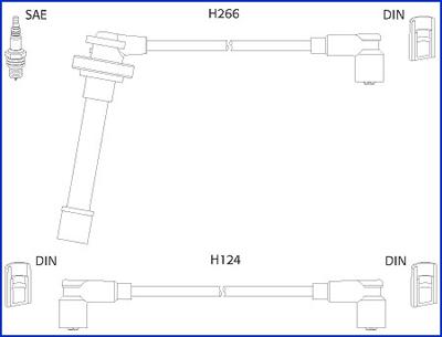 HITACHI 134522 - Ignition Cable Kit car-mod.net