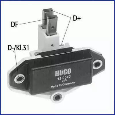 HITACHI 130543 - Voltage regulator, alternator car-mod.net