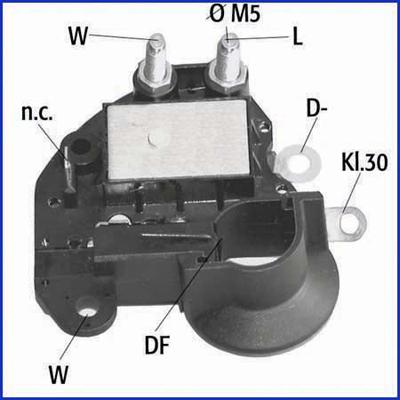 HITACHI 130796 - Voltage regulator, alternator car-mod.net