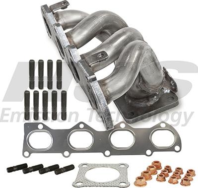 HJS 91 11 1636 - Manifold, exhaust system car-mod.net